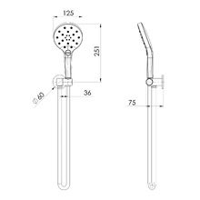 Oxley Hand-held Shower